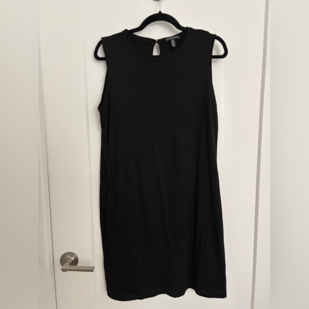 Eileen Fisher Bateau neckline little black dress